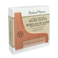 Rockwell Beard Shaper in legno di pero naturale