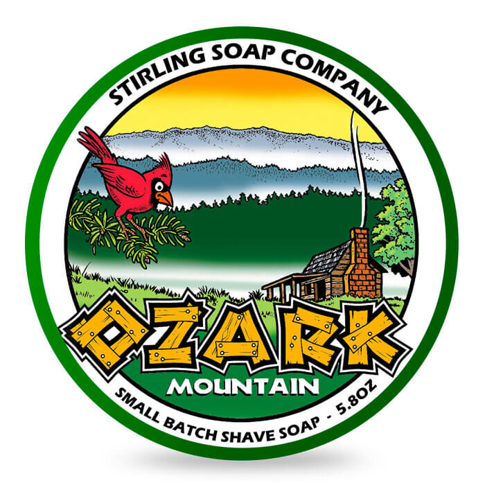 Sapone da barba Ozark Mountain 170ml - Stirling Soap Co.