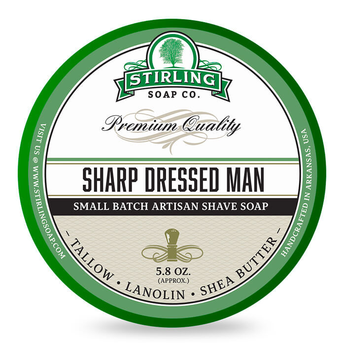 Sapone da barba Sharp Dressed Man 170ml - Stirling Soap Co.